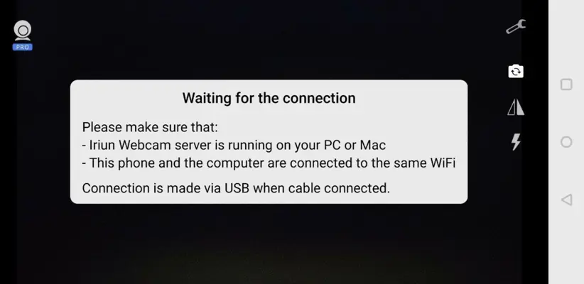 Iriun Webcam android App screenshot 0